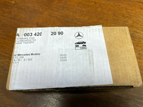 Juego de pastillas de freno de disco originales Mercedes originales para C SLK CLK - Imagen 3 de 5
