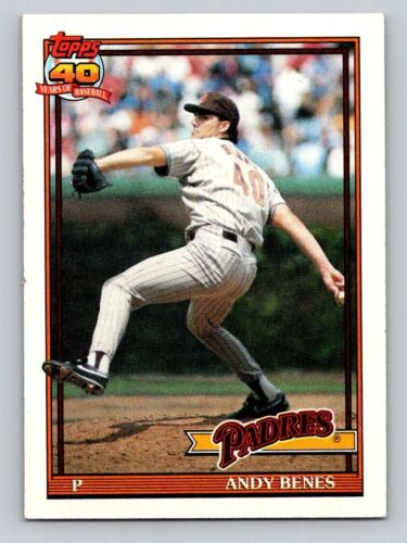 1991 TOPPS BASEBALL CARDS - ROOKIE - MVP - HOF - COMPLETE YOUR SET-TTM #299-#600 - Bild 16 von 501