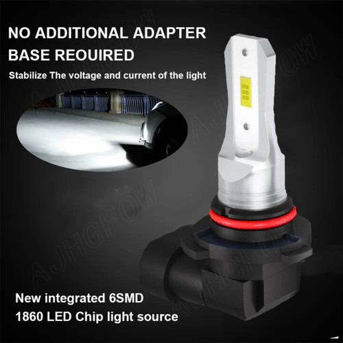 9005+9006+H11 LED Combo Headlight Fog Light Kit High/Low Beam Bulbs 12000K White - Picture 3 of 15