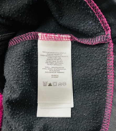 Columbia Fleece Full Zip Jacket Hot Neon Pink Women's Size XL in EUC - Picture 6 of 6