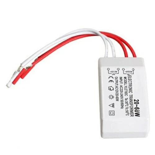 Auf Lampen Transformator-230V Dimmbar W 20-60 12V Elektronischer Halogen Trafo - Bild 17 von 24