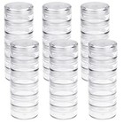  6 Sets 6 Layer Stackable Plastic Containers, 10G/10ML Clear Cosmetic Storage 