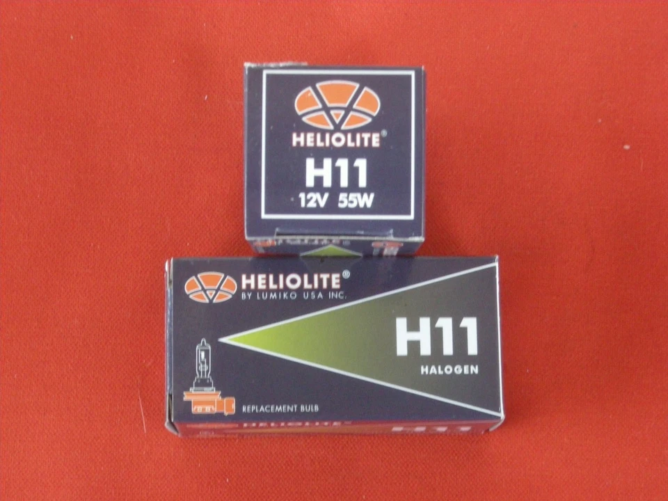 H11 55 Вт кол-во из 2 12 В фары/противотуманные галогенные прозрачные гелиолитовые 2 лампы (SB15) - Изображение 2 из 4