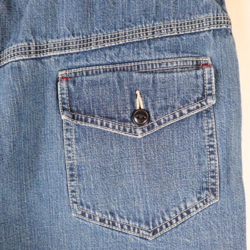 Pantalones cortos de mezclilla Y2K Ralph Lauren Polo Jeans Co talla mediana cintura 32" entrepierna 12" - Imagen 3 de 18
