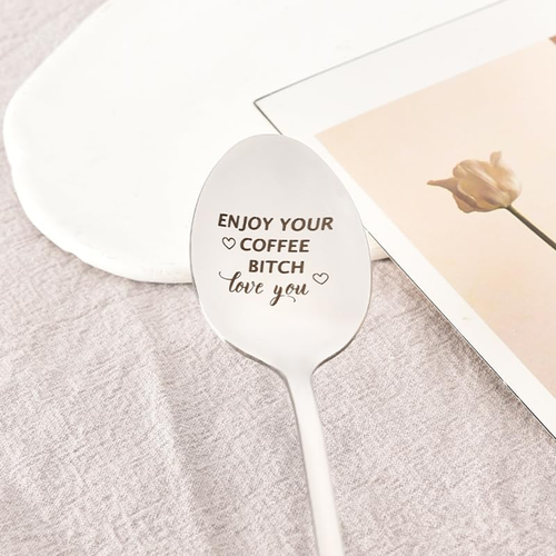 Funny Coffee Spoon for Best Friend Birthday Gifts for Women BFF Christmas Gifts - Picture 5 of 12
