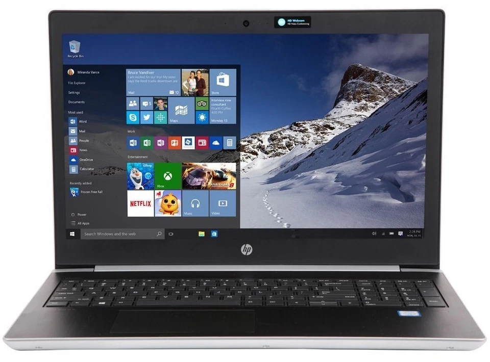 HP ProBook 450 G5 15.6" Laptop Computer, 3JJ41UT#ABA, Intel Core i5-8250U - Image 2 of 2