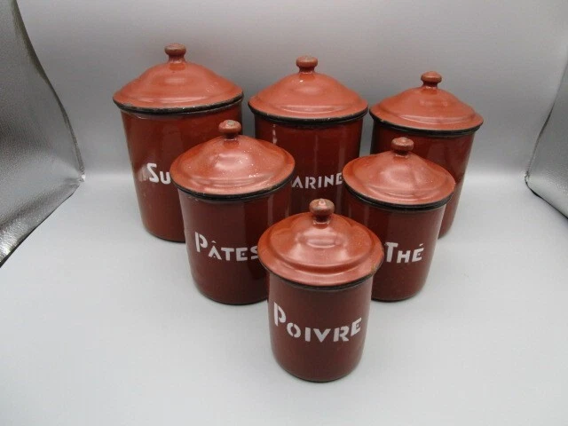 Lot de 7 boîtes de rangement hermétiques en plastique avec couvercle