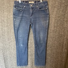 Levis 525 Jeans Women 12M Blue Mid Rise Perfect Waist Straight Leg Denim Stretch