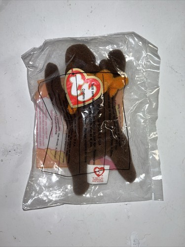 Vintage 1996 McDonald's Happy Meal Toy CHOCOLATE #4 Ty Teenie Beanie Babies NEW - Afbeelding 2 van 2