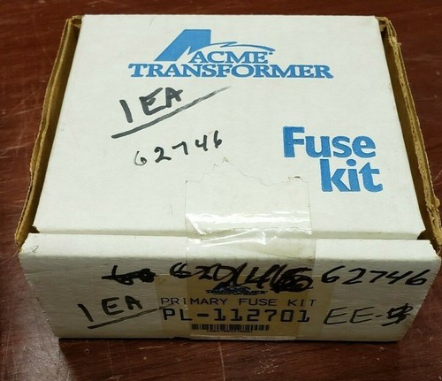 Acme Electric PL-112701 Primary Fuse Kit, NEW - Picture 5 of 5