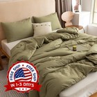 Juego De Edredon Poliéster Tamano Queen, Juego De Colcha De 3 Piezas Prela NUEVO