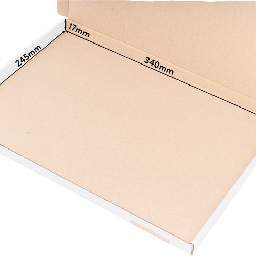 Großbrief Karton weiß und braun A4 A5 A6 Briefkarton Post Grossbrief Karton - Bild 42 von 46