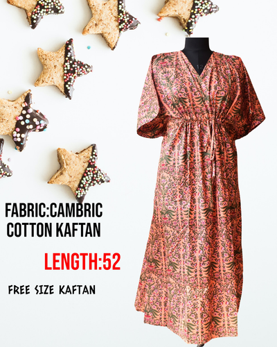 Indian All Pattern Print Kaftan Sleepwear Beach Dress Night Gown Cover Up Caftan - Picture 16 of 209