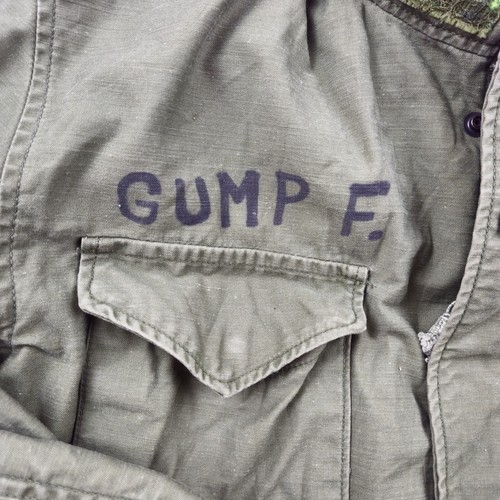 Giacca da campo vintage anni 70 guerra Vietnam M-65 uomo L vera vintage OG-107 USA militare - Foto 3 di 8