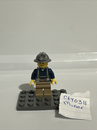 LEGO Miner Dark Blue Shirt Harness Wrench cty0311	cty0311 - Picture 3 of 3