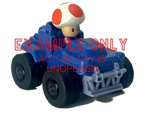 McDonalds Nintendo Mario Brothers Happy Meal Spielzeug Sammlerstück #2 TOAD KART NEU - Bild 1 von 3