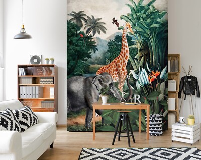 3D Waldgiraffe C5895 Tapete Wandbild Fototapete Uta Naumann Amy 2023