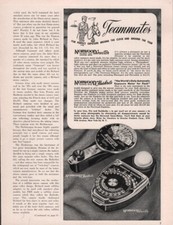 Norwood - Exposure Meters - Original Magazine Ad - 1953