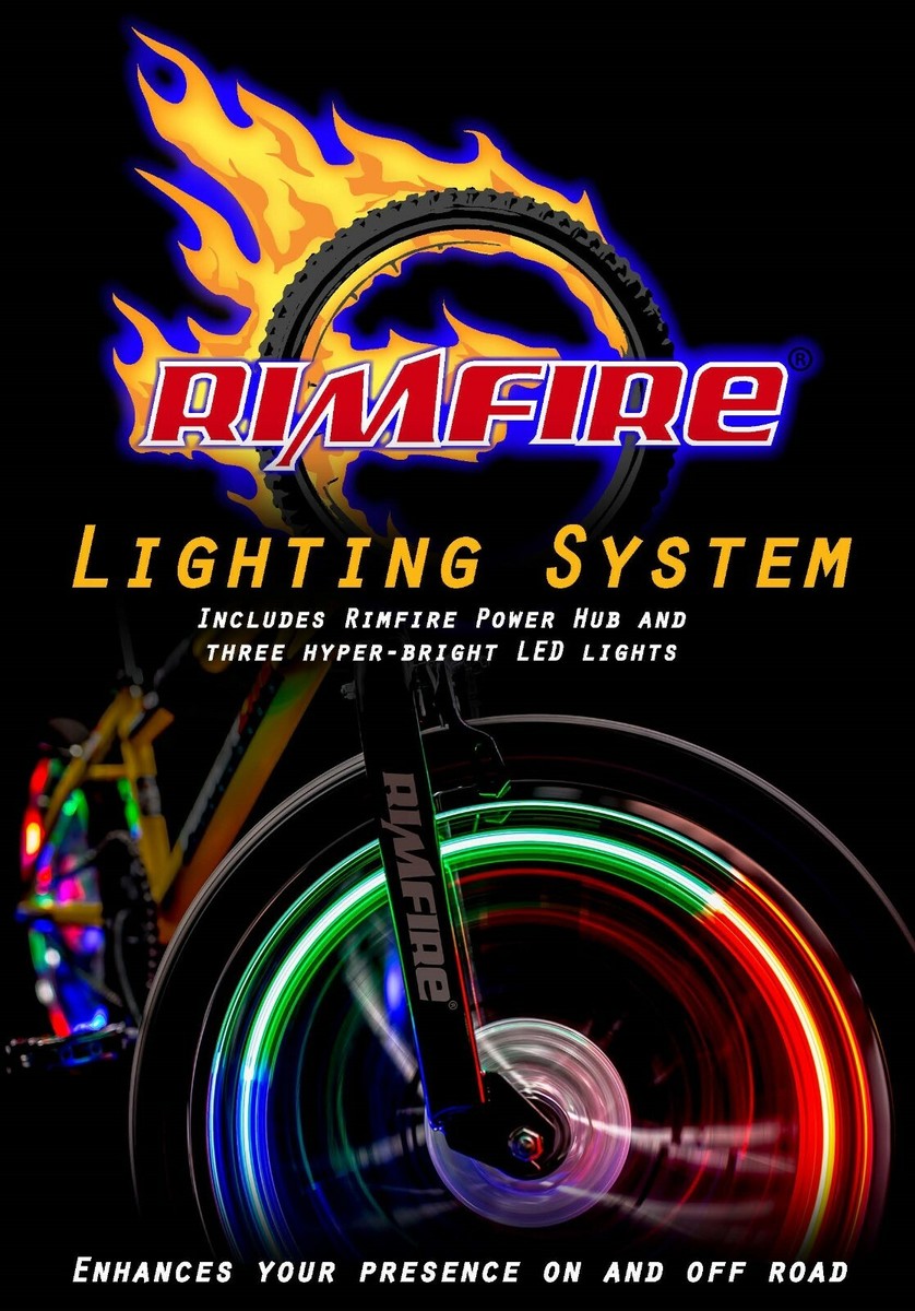 Rimfire Bicycle Lighting, Bike safety lights, Wheel lights, spoke