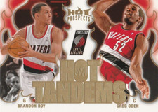 2008-09 Hot Prospects Hot Tandems #HT16 Brandon Roy/Greg Oden