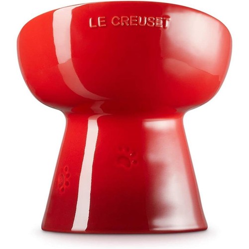 Le Creuset High Stand Deep Pet Bowl Food Water Microwaveable Dog Cat 5 Color - Picture 36 of 39