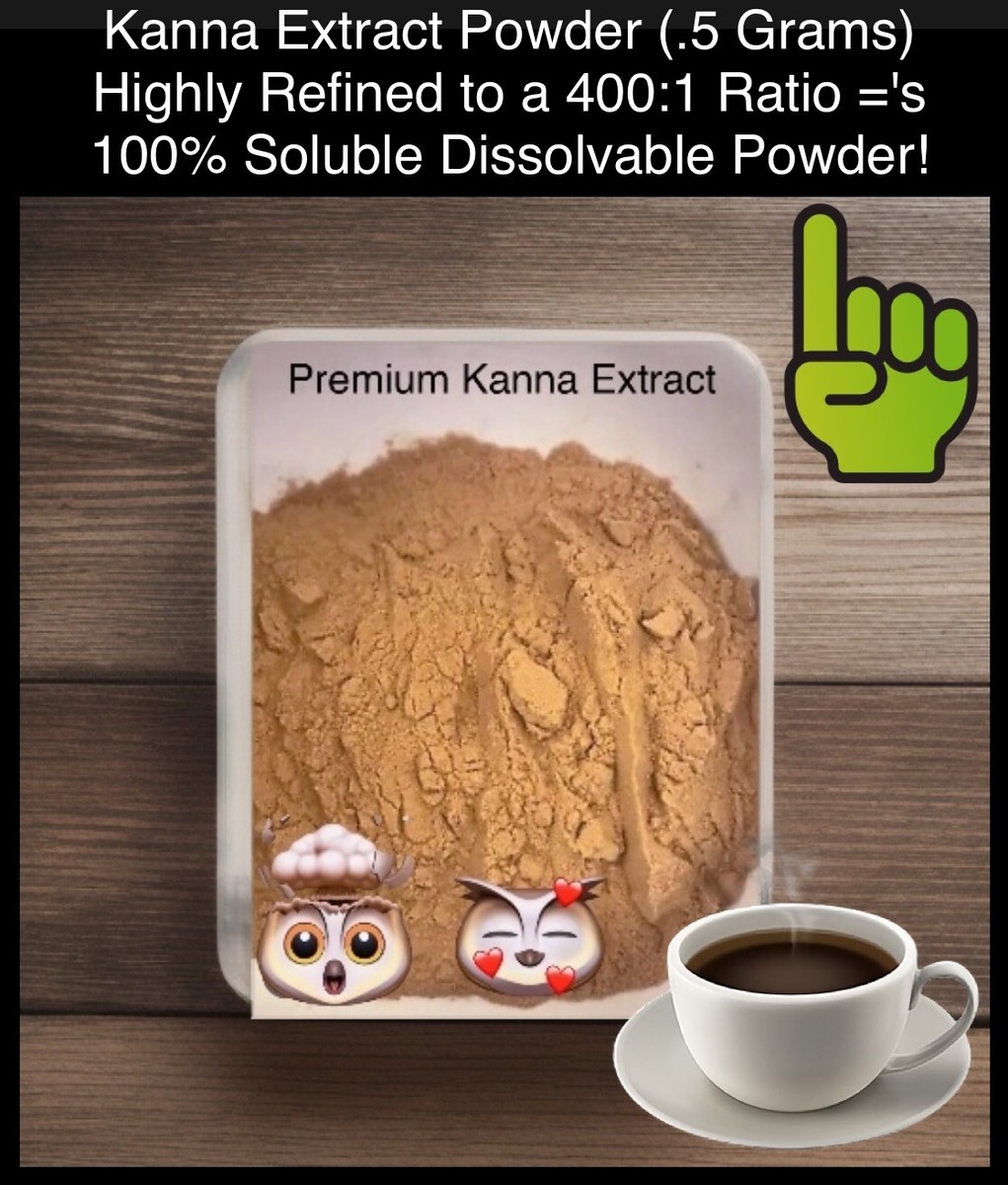 Kanna Extract Powder (Sceletium Tortuosum) 400:1 Potency Ratio (1
