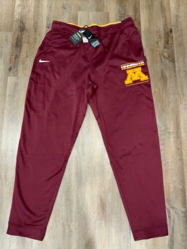 Neu Minnesota Golden Gophers Nike Therma-FIT Sporthose weinrot Herren Gr. XL