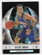 2006-07 Topps Finest Basketball Refractors Black Parallel #8 Steve Nash /99
