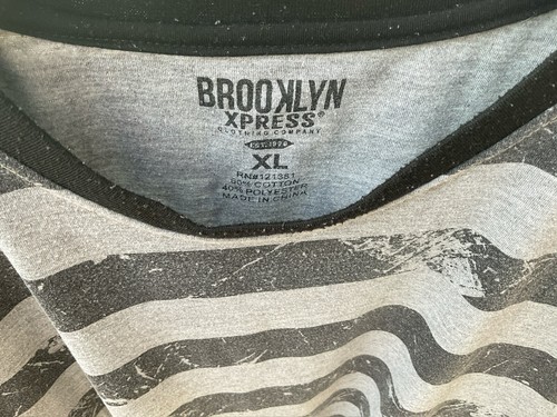 Men’s Brooklyn Xpress Shirt Size XL Gray  - Picture 3 of 5