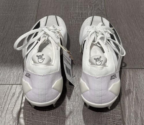 Adidas SM Adizero Electric Football Cleats White Black Team (IH5030) Men’s 11.5 - Picture 3 of 10