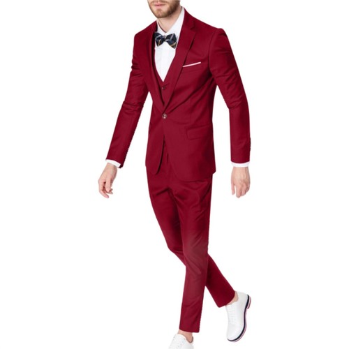 Men Elegant Suits For Wedding 2 Pieces 2 Set Jackets Vest Pants Luxury Classic - Picture 8 of 58