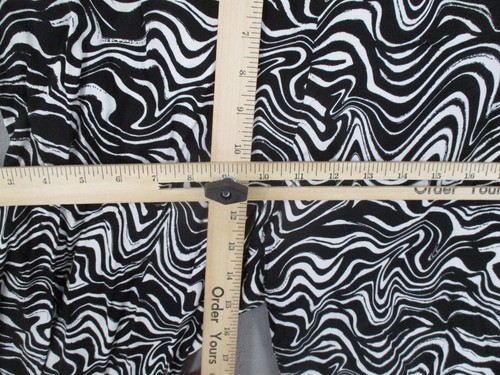 Decjuba Pants Womens Large Black White Set Wide Leg High Rise Relaxed Patterned - Picture 6 of 17