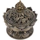 3 Stücke Buddhistin Censer Lotus Shaped Weihrauchbrenner Räucherhalter