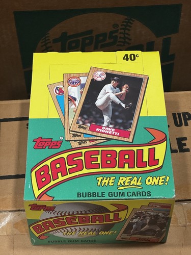 1987 TOPPS Baseball Factory 36 Sealed Packs Unopened Wax Box ✅FLASH SALE #2
