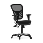 Flash Furniture Nicholas Mid-Back Swivel Desk Chair with Wheels, Mesh Back,