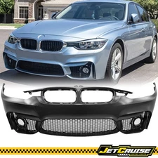 Fits 12-18 BMW F30 3 Series M3 Style Front Bumper Cover With Fog Cover PP