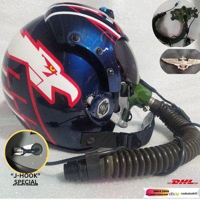 HGU-33 TOP GUN MAVERICK FIGHTER PILOT HELMET+MBU-12 OXYGEN MASK REPRO