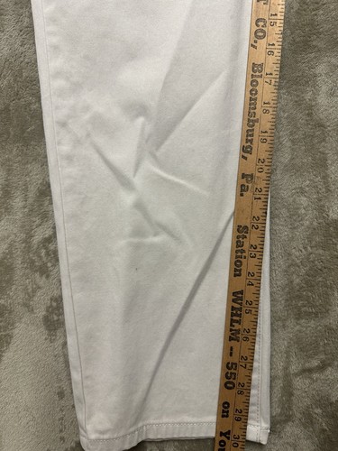 Lucky Brand Jeans Mens 33x30 Bleige 121 Slim Light Wash Khaki Denim Pants - Picture 12 of 15