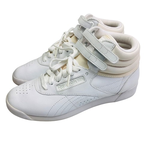 Reebok Freestyle Sneaker Hi weiß US Größe 7,5 Modell J92632 Vintage Style 80er - Bild 2 von 7