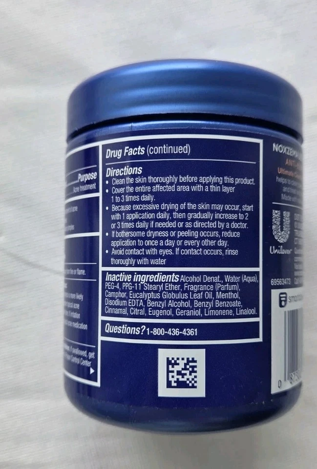 Lot Of 2-Noxzema Ultimate Clear Anti-Blemish Pads Made with Eucalyptus 90 Count  - Image 3 of 4