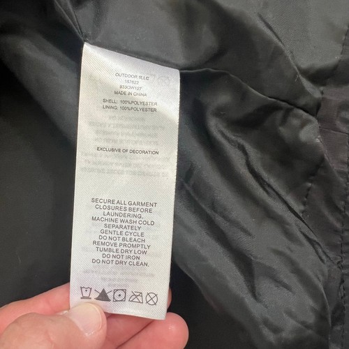 Eddie Bauer Boys Youth Jacket Black w/Black Camo Size Medium (10-12) - Picture 6 of 8
