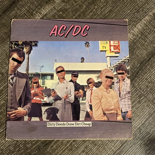 AC/DC Dirty Deeds Done Dirt Cheap Vinyl LP Record SD 16033 1976 (S2)
