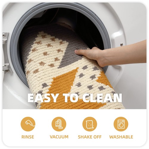 Door Mats, 24"x36" Front Door Rugs for Entryway Indoor, Non Slip Washable Ent... - Picture 5 of 6