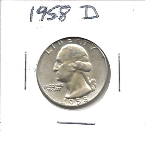 1958 D Washington Quarter Silver