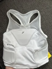 Storelli Bodyshield Crop Top Womens Medium White Wicking Goalkeeper Soccer NEW