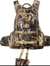 Mochila de Caza con Soporte para Arco para Rifle 31L - Mochila de Día de Caza Silenciosa Antideslumbramiento...