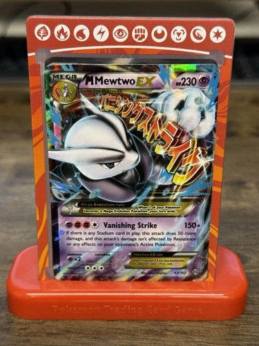 Pokémon M Mega Mewtwo EX Ultra Rare Holo TCG Card 63/162 XY Breakthrough