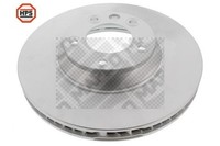 1X Mapco Bremsscheibe 25951HPS FüR Vw Touareg 7LA 7L6 7L7 Tdi Fsi R50 V10 W12 Q7