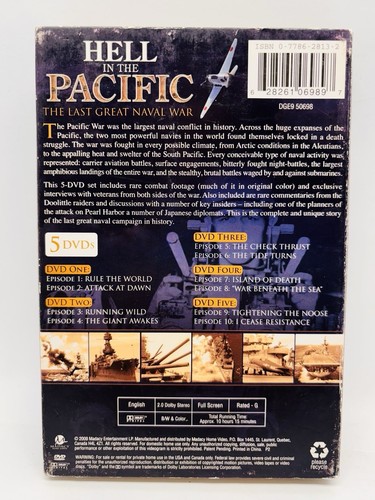 Hell In The Pacific (DVD, 2009) Collectors edition-5 DVD set - Picture 2 of 5