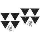  2 Pack Fachbodenträger Metallregale Regalhalterungen Wandregalhalterungen